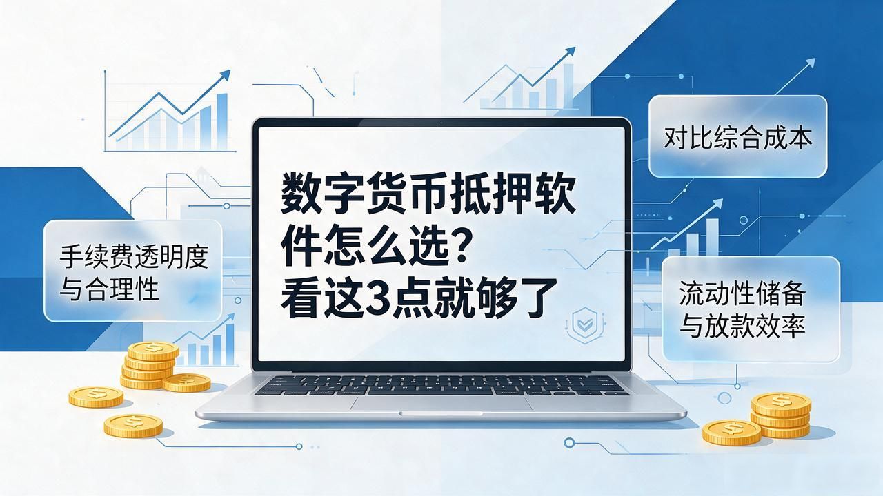 数字货币抵押软件怎么选？看这3点就够了