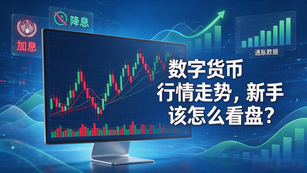 数字货币行情走势，新手该怎么看盘？