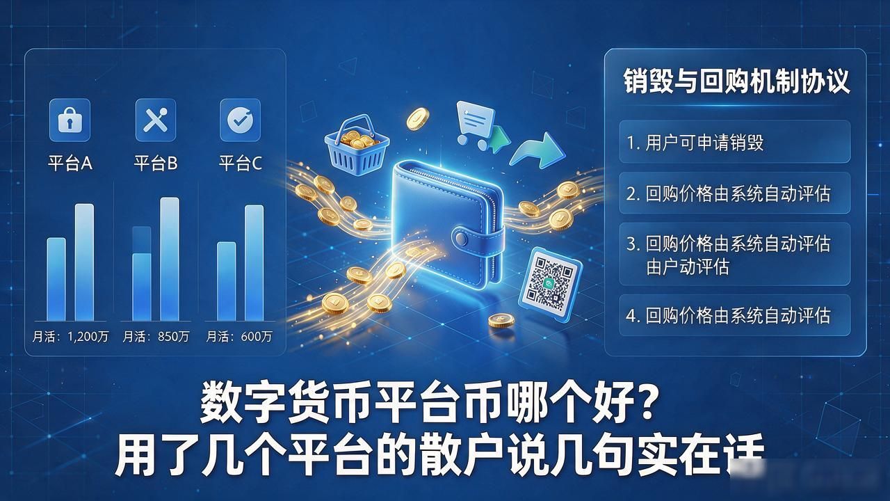 数字货币平台币哪个好？用了几个平台的散户说几句实在话