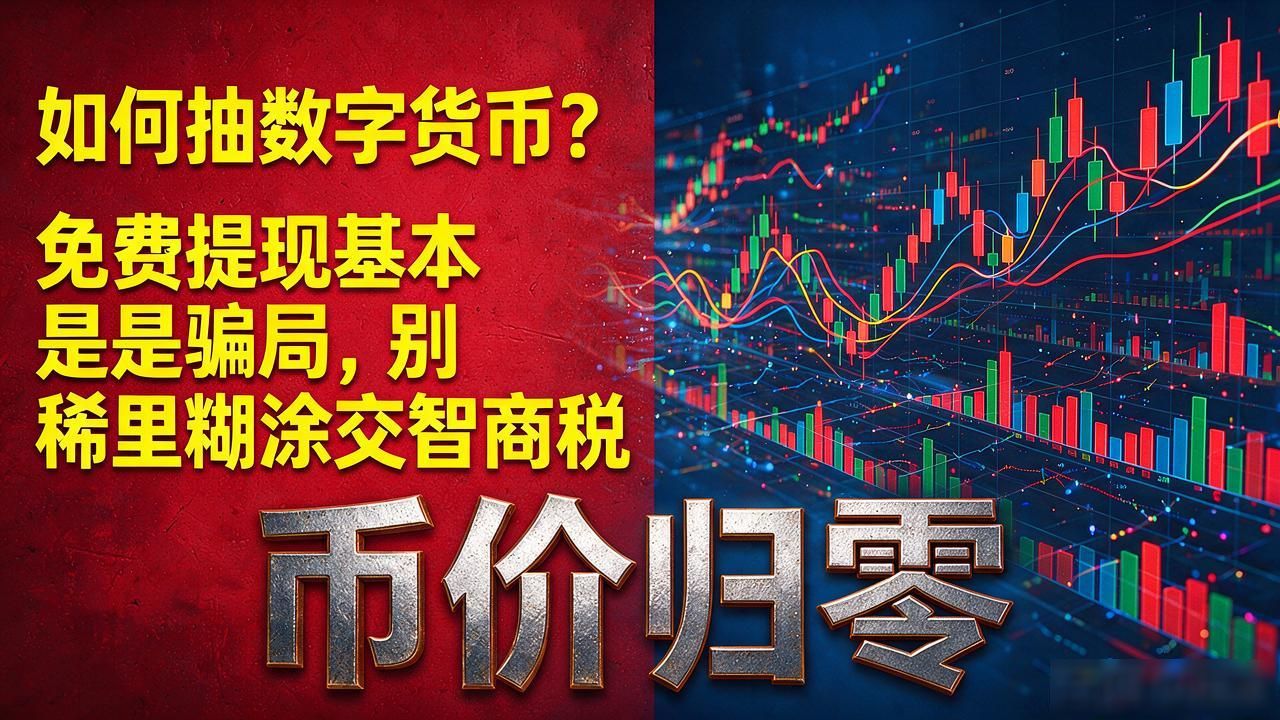如何抽数字货币？"免费提现"基本是骗局，别稀里糊涂交智商税