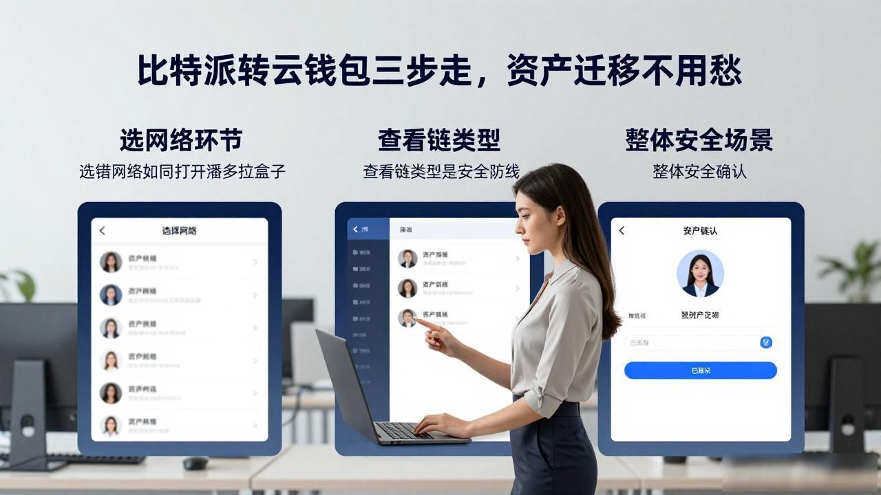 比特派转云钱包三步走，资产迁移不用愁