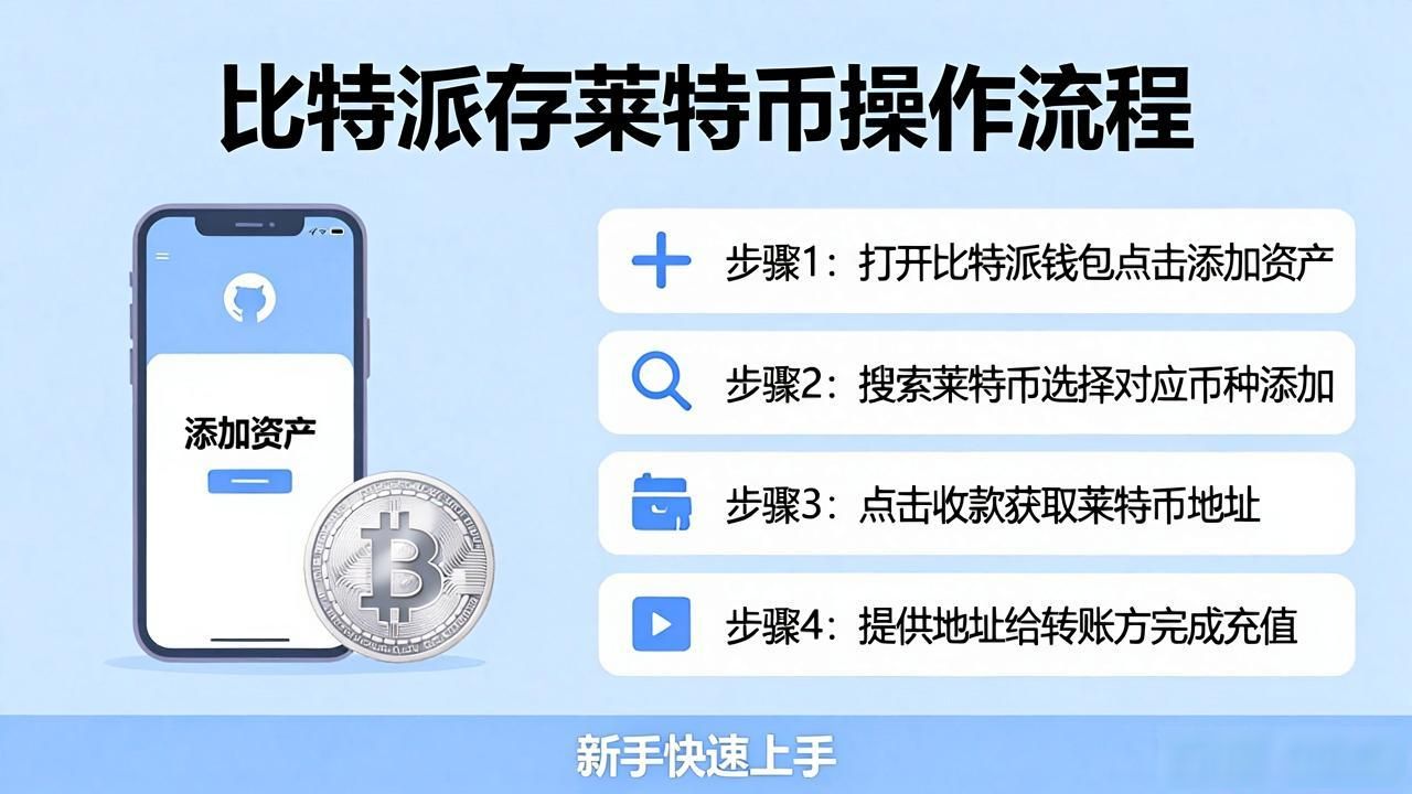 比特派钱包怎么存莱特币？一文讲清操作流程