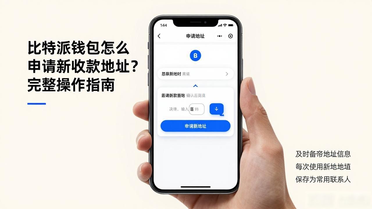 比特派钱包怎么申请新收款地址？完整操作指南
