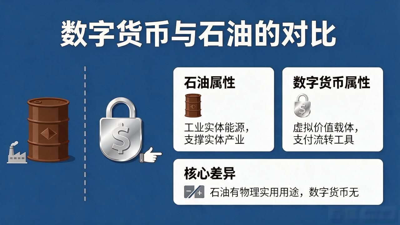 数字货币是不是石油？一文看懂两者的相似与差异
