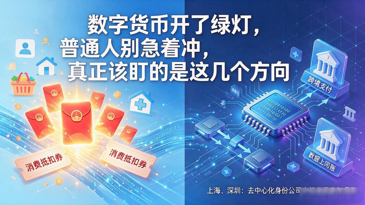 数字货币开了绿灯，普通人别急着冲，真正该盯的是这几个方向