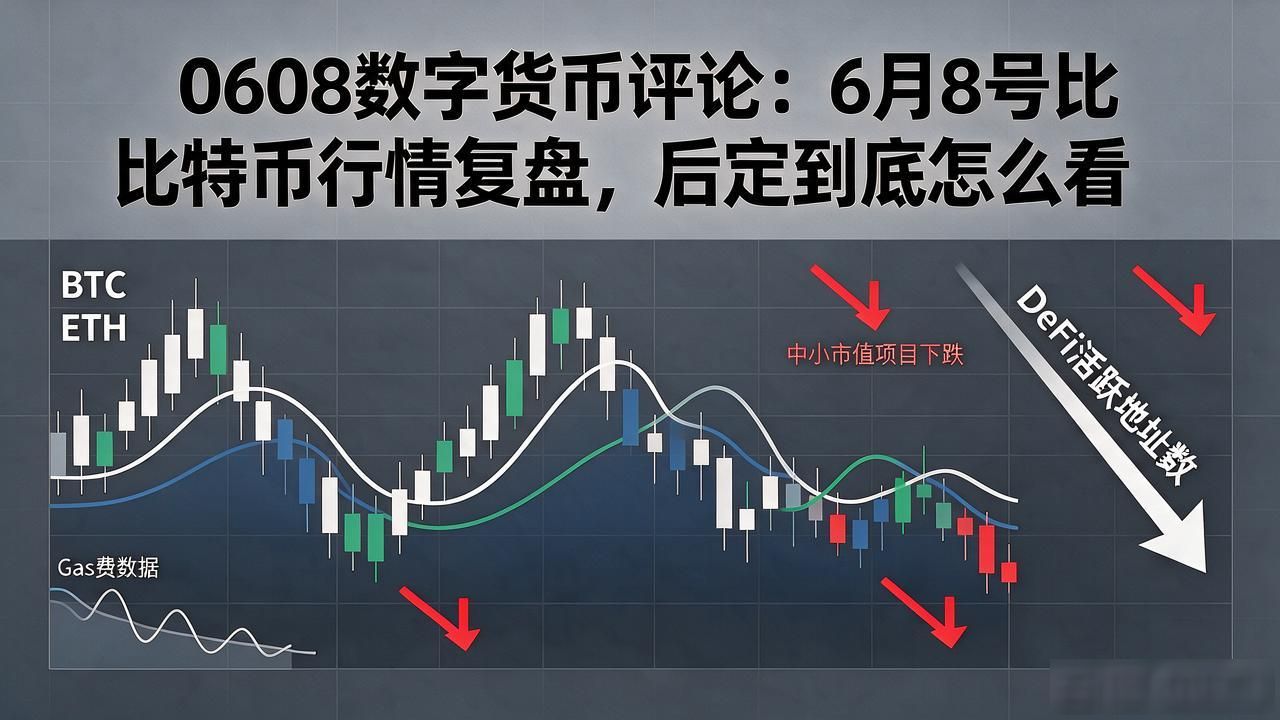 0608数字货币评论：6月8号比特币行情复盘，后市到底怎么看