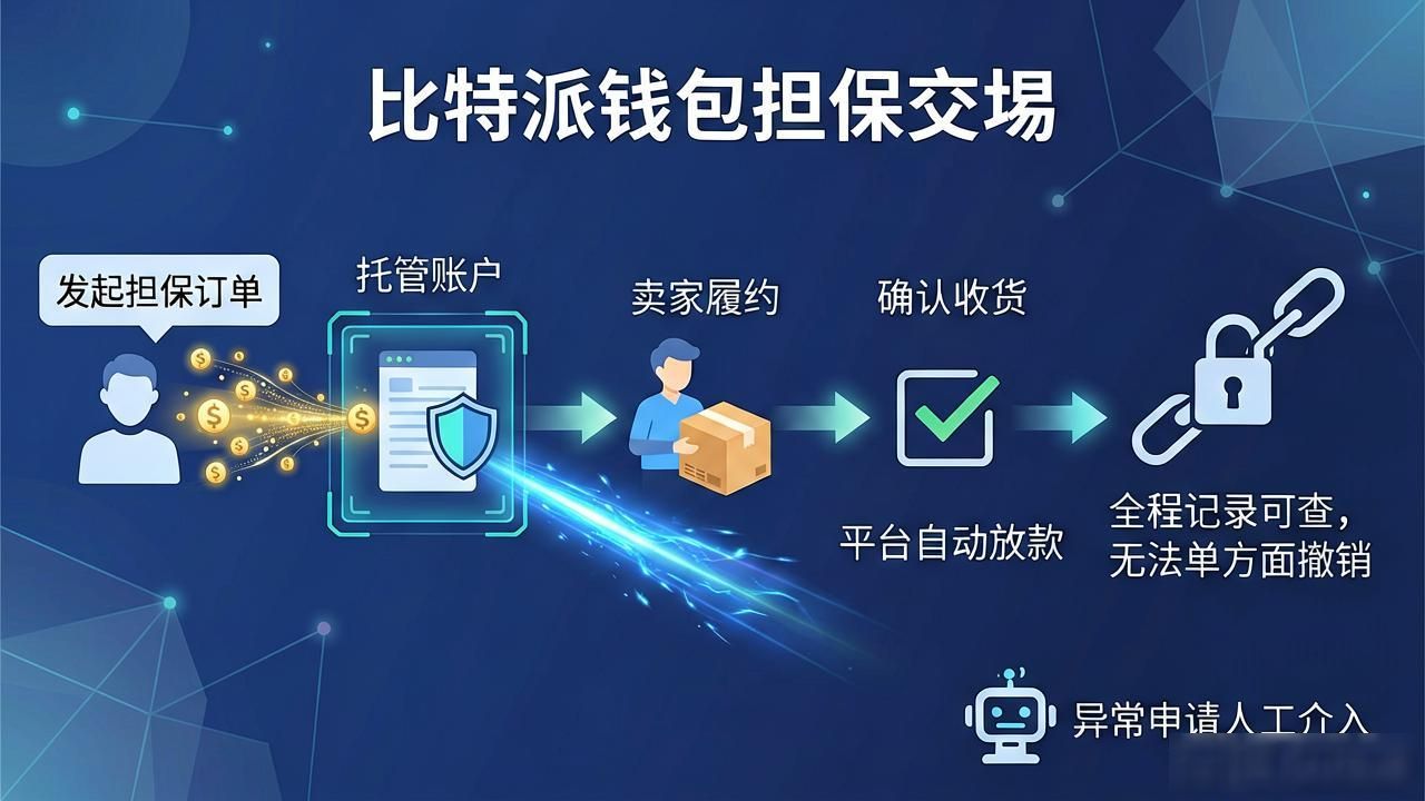 比特派钱包担保功能_数字货币交易担保功能_比特派钱包资金安全