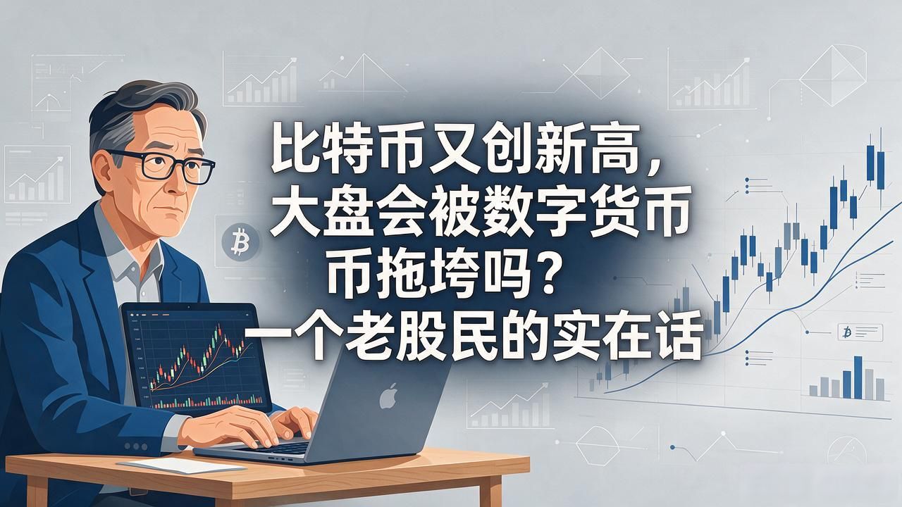 比特币又创新高，大盘会被数字货币拖垮吗？一个老股民的实在话