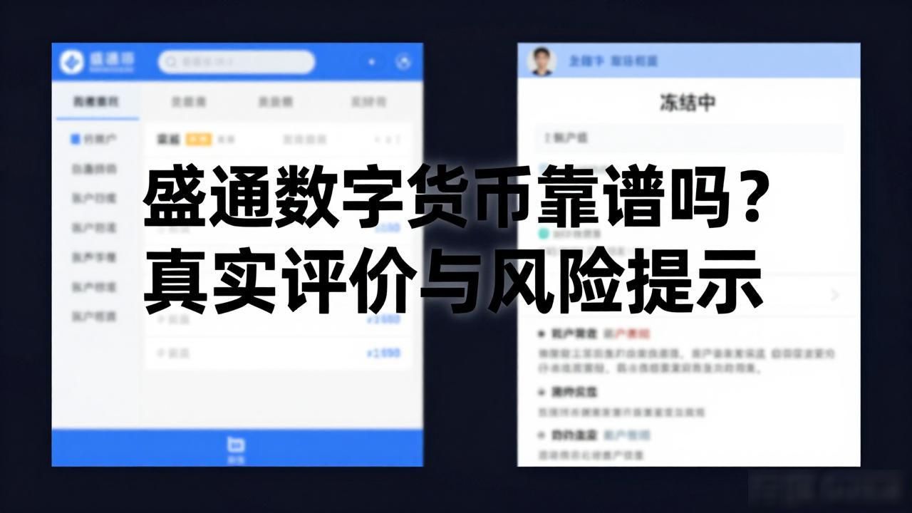 盛通数字货币靠谱吗？真实评价与风险提示
