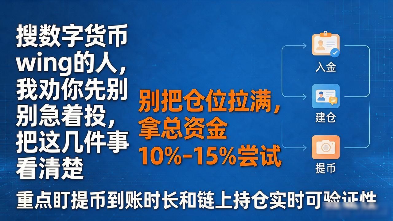 搜数字货币wing的人，我劝你先别急着投，把这几件事看清楚
