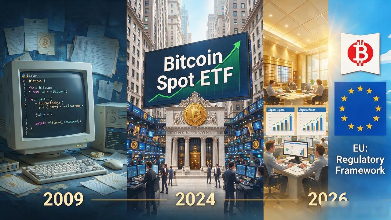 比特币数字货币发展：从2009年代码实验到2026年金融基础设施