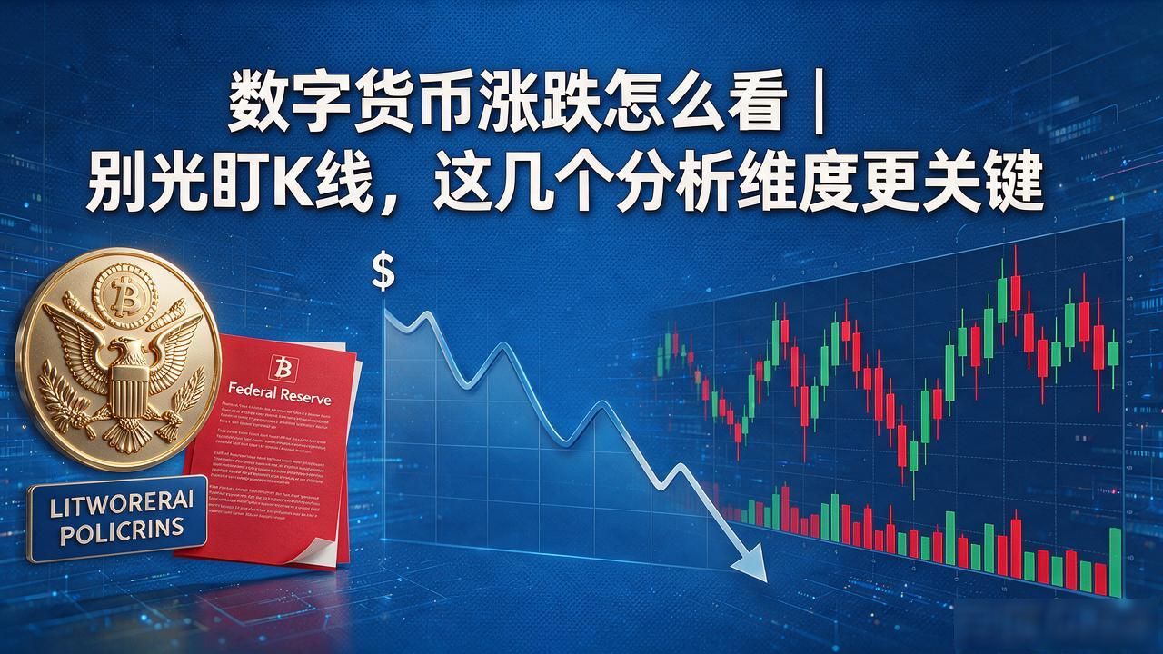 数字货币涨跌怎么看 | 别光盯K线，这几个分析维度更关键