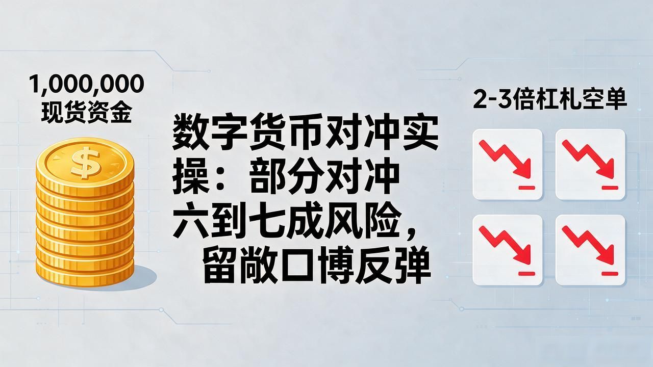 数字货币对冲怎么实操，散户锁价防崩盘的几种真正管用的路子