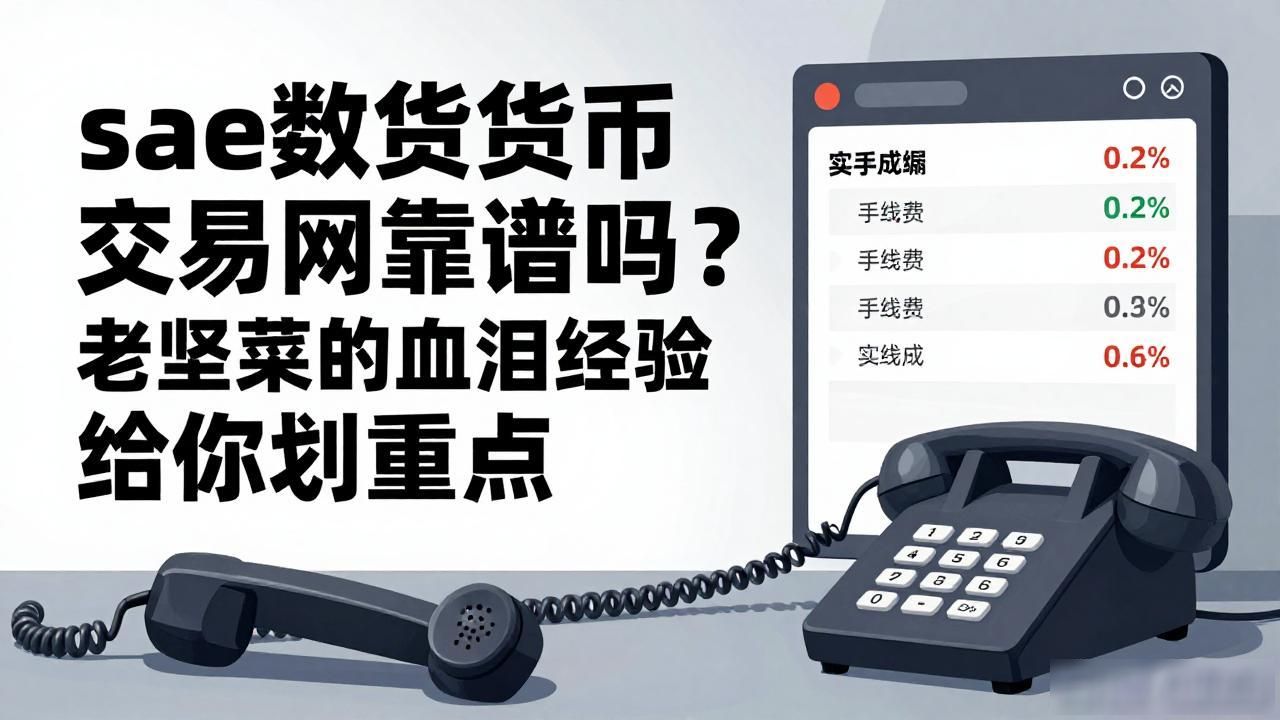 sae数字货币交易网靠谱吗？老韭菜的血泪经验给你划重点