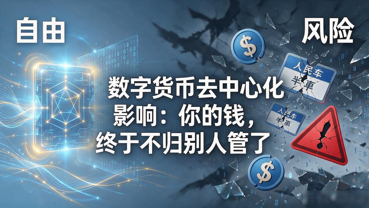 数字货币去中心化对金融底层规则的重塑_去中心化带来的私钥自主权与监管真空风险_数字货币去中心化影响