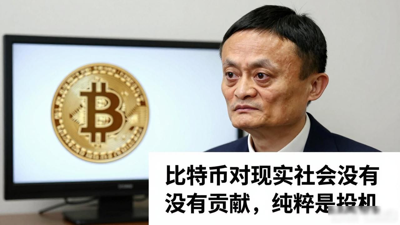 马云说过数字货币吗？他每次提的都是比特币，从没说过这四个字