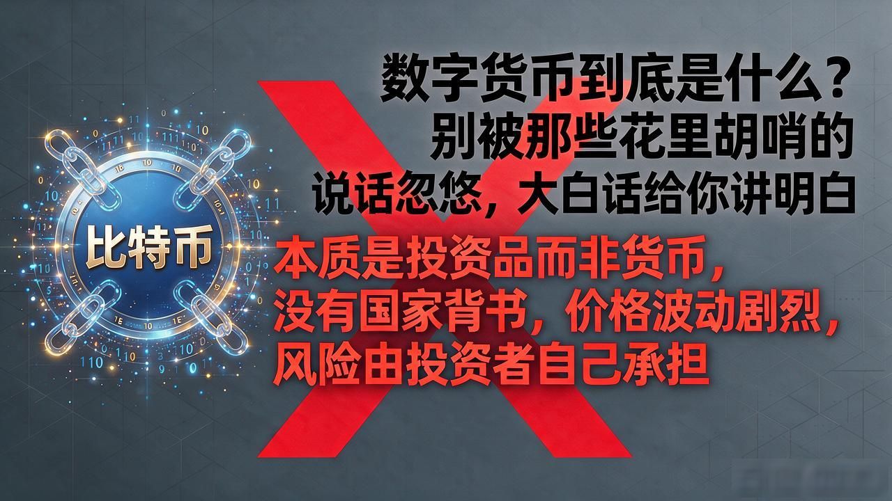 数字货币到底是什么？别被那些花里胡哨的说法忽悠，大白话给你讲明白