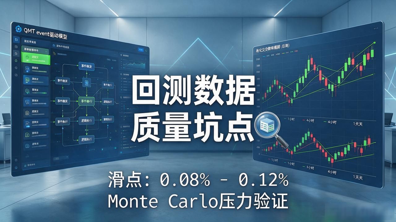 QMT数字货币量化策略，从回测到实盘怎么跑通