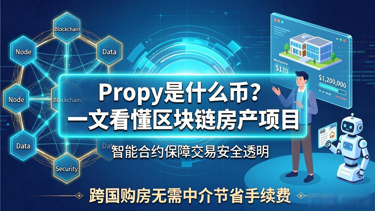 数字货币propy是什么意思_Propy区块链房产交易平台_PROP代币房地产数字化应用