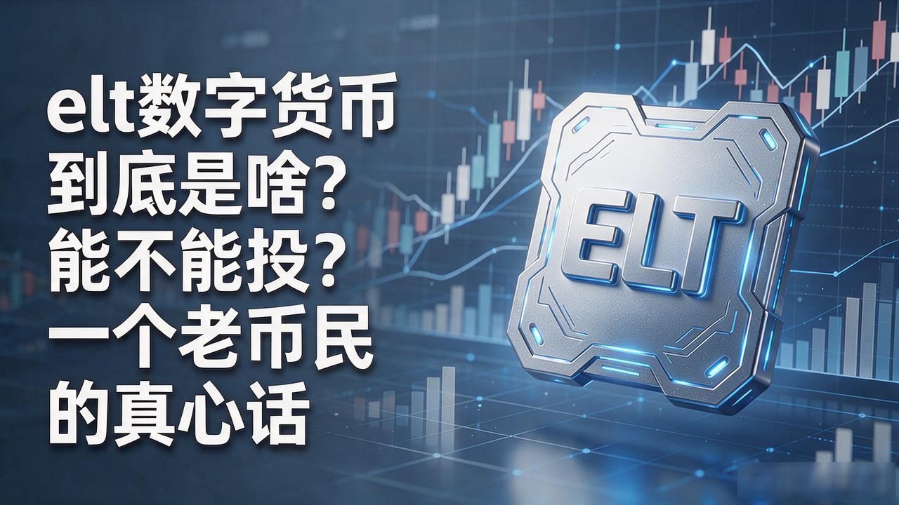 elt数字货币到底是啥？能不能投？一个老币民的真心话