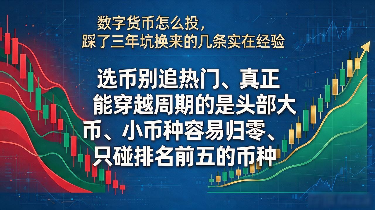 数字货币怎么投，踩了三年坑换来的几条实在经验