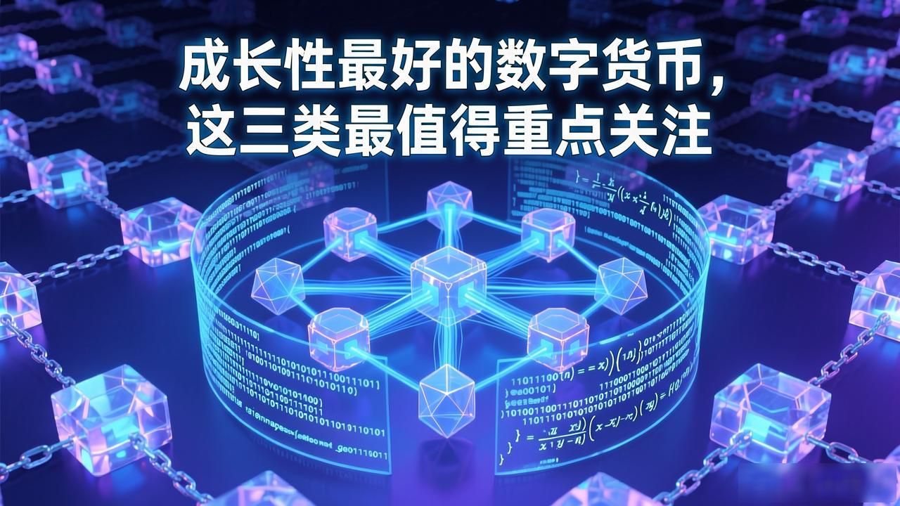 成长性最好的数字货币，这三类最值得重点关注
