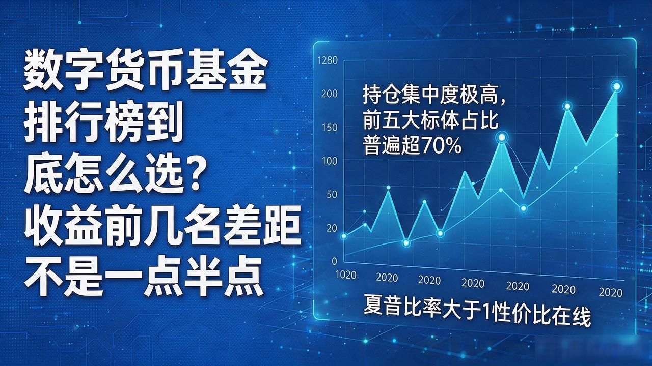 数字货币基金排行榜_数字货币基金排行榜最大回撤与夏普比率分析_高集中度加密资产基金风险收益比