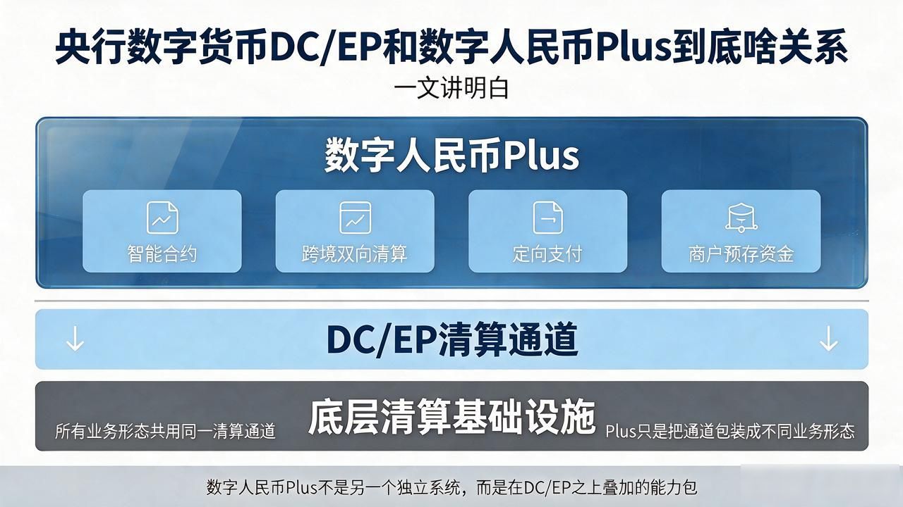 央行数字货币DC/EP和数字人民币Plus到底啥关系，一文讲明白