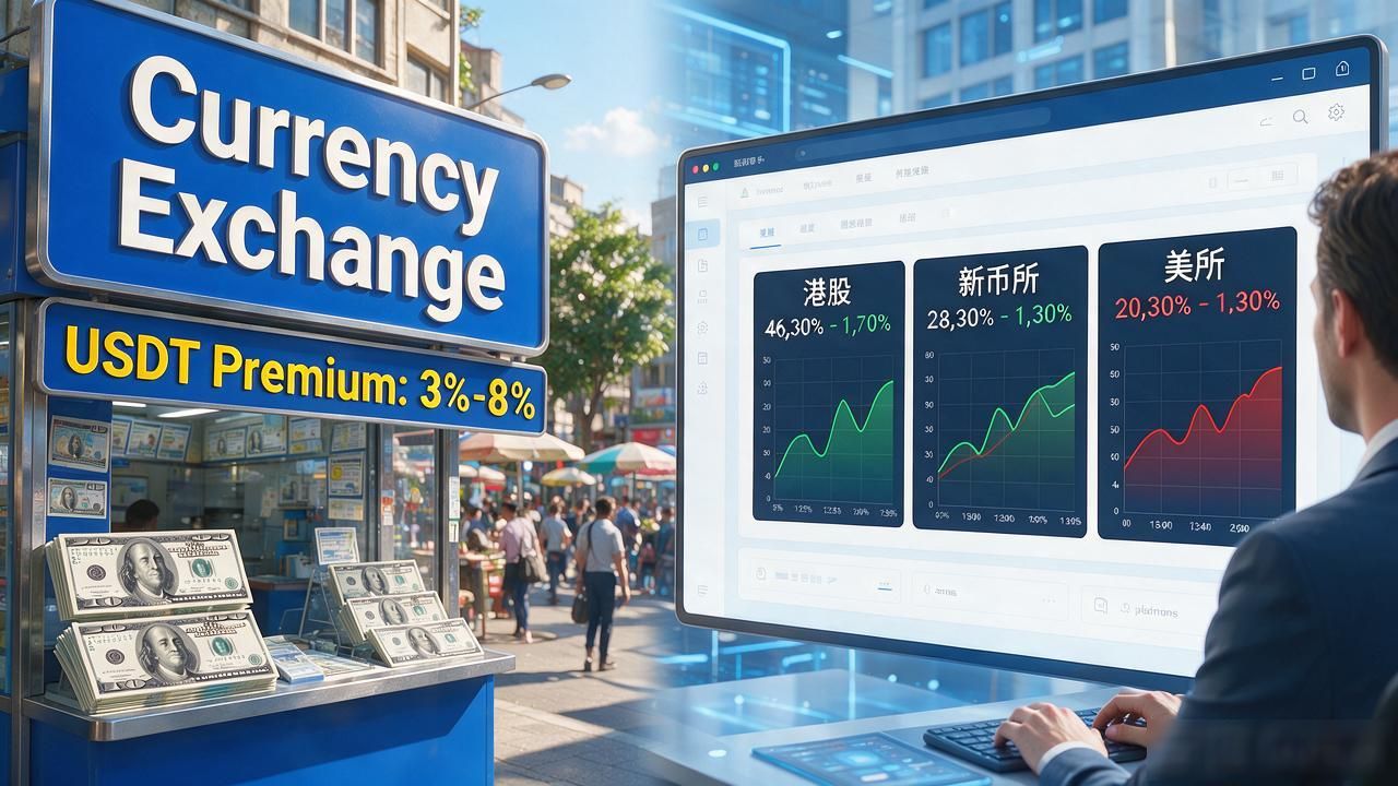 数字货币溢价怎么赚钱？交易所价差实操，小资金也能套出真金白银
