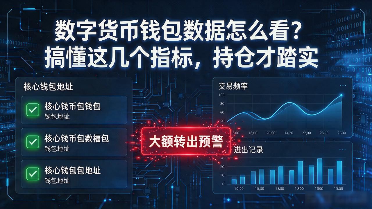 数字货币钱包数据怎么看？搞懂这几个指标，持仓才踏实