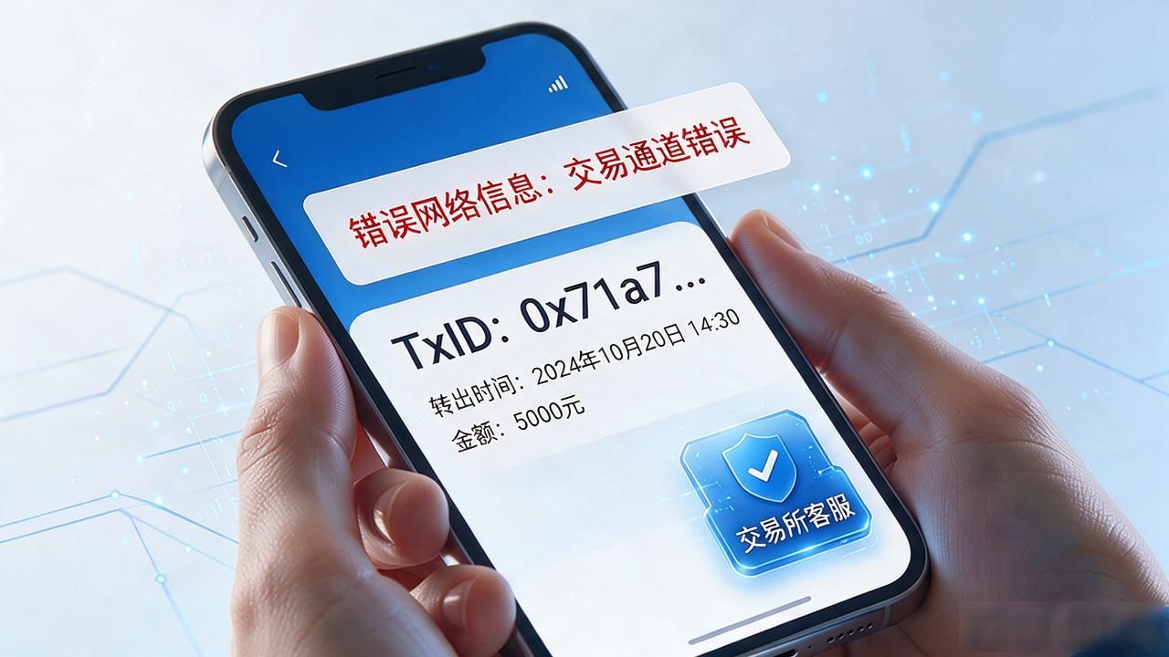 数字货币转错网络通道怎么办？资金大概率还在，关键是别做错这一步