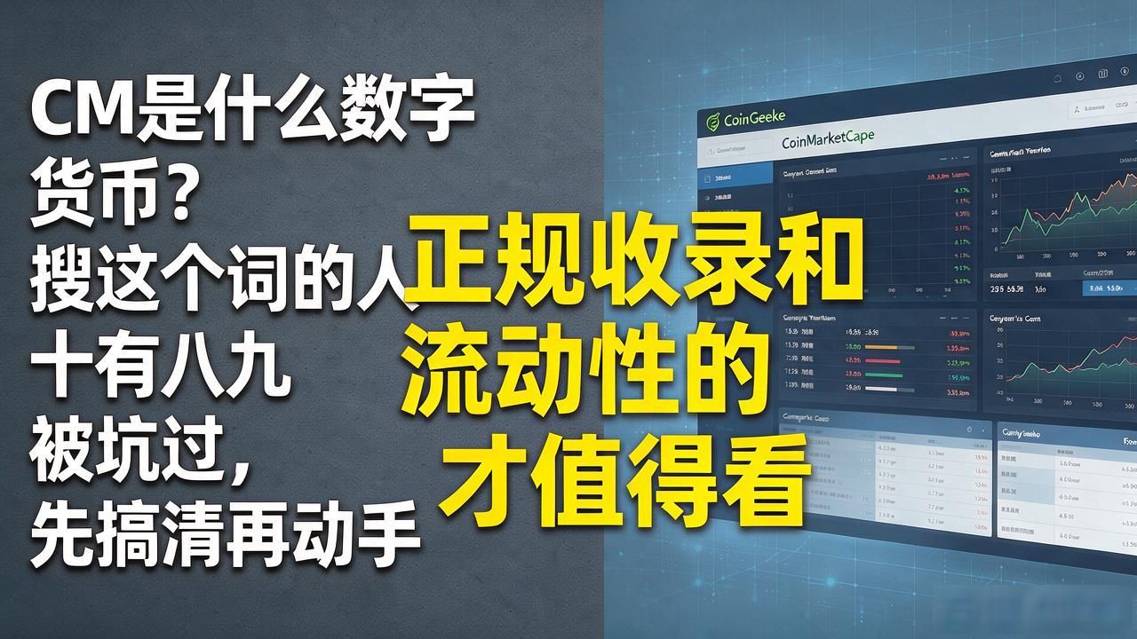 CM是什么数字货币？搜这个词的人十有八九被坑过，先搞清再动手