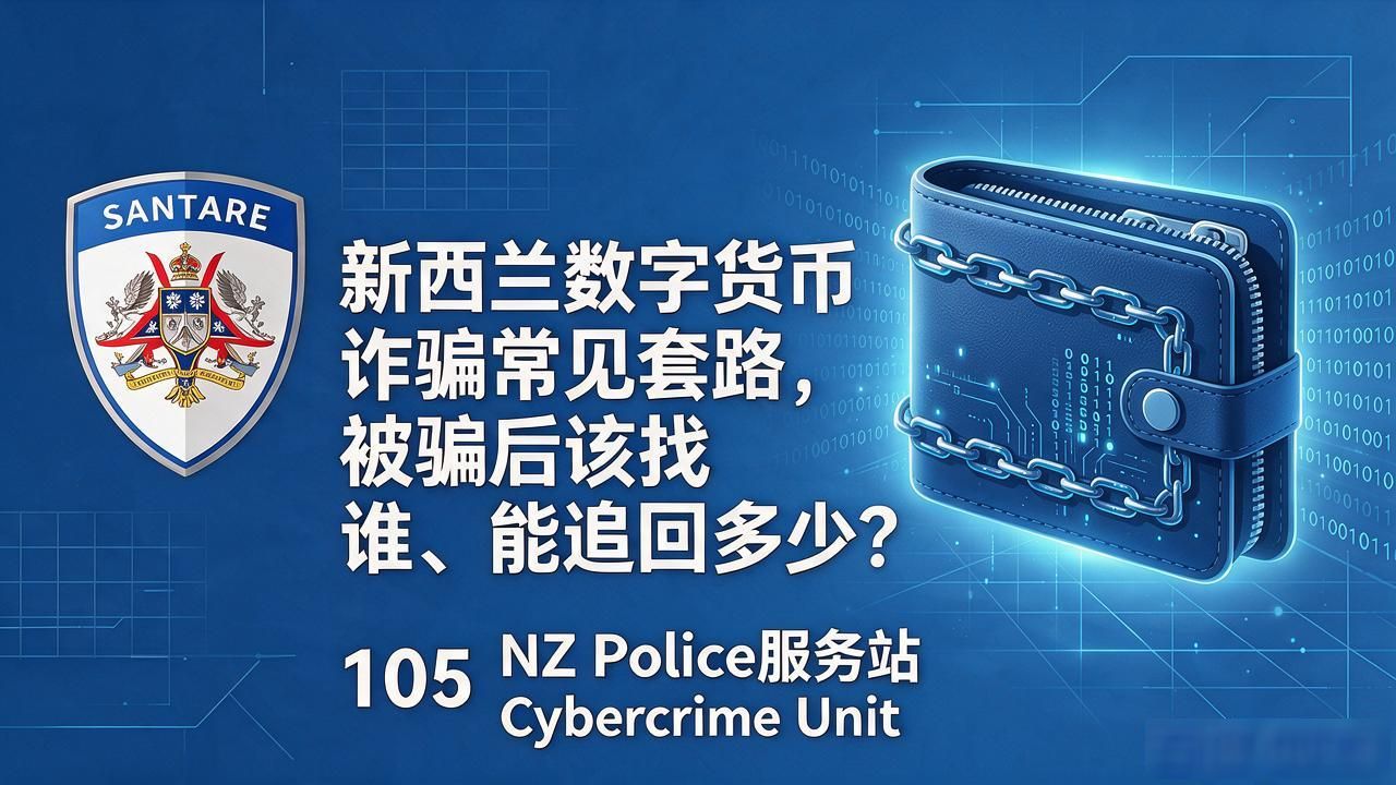 新西兰数字货币诈骗_新西兰跨境网络犯罪报案流程_奥克兰华人数字货币投资诈骗维权